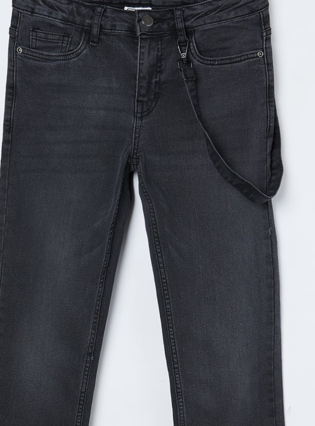 FAME FOREVER Boys Washed Jeans