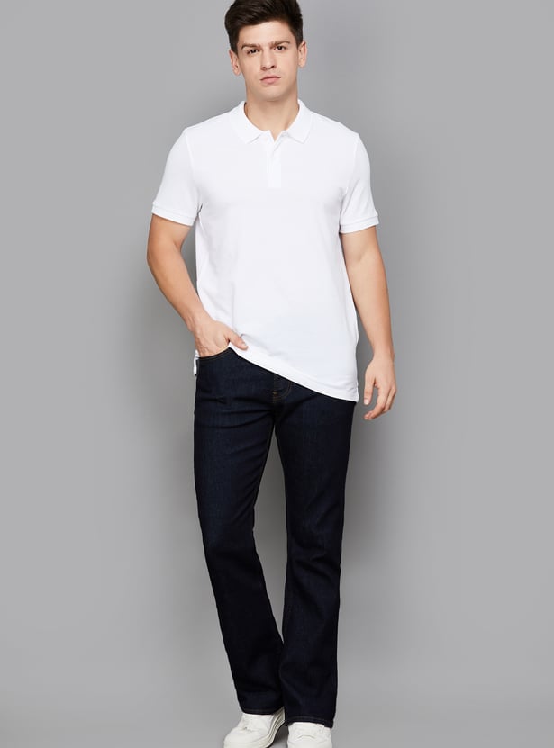 US POLO ASSN Solid Boot Cut Jeans