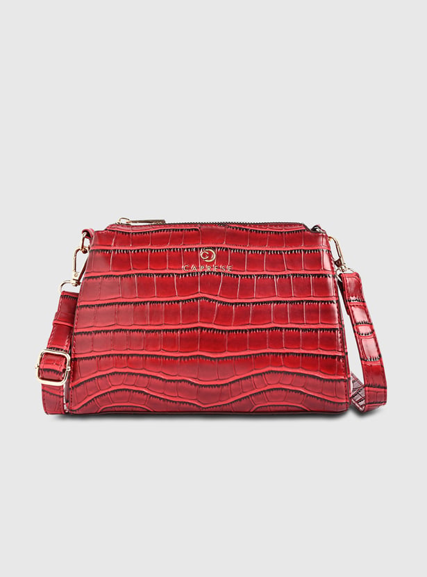 CAPRESE Embossed Sling Bag