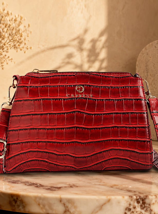 CAPRESE Embossed Sling Bag