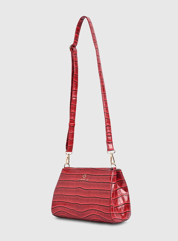 CAPRESE Embossed Sling Bag