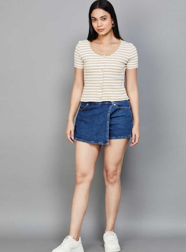 LEVI'S Medium Wash Skort