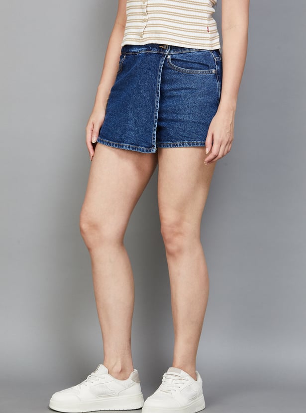 LEVI'S Medium Wash Skort