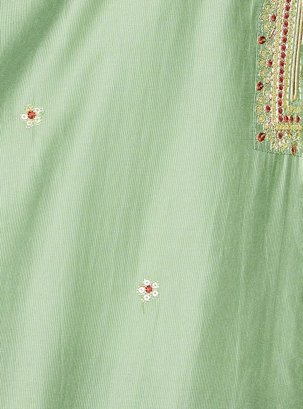 MELANGE Embroidered Straight Kurta Set