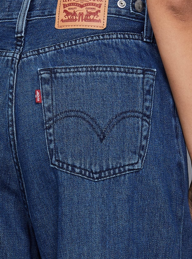 LEVI'S Solid Wide Leg Jeans
