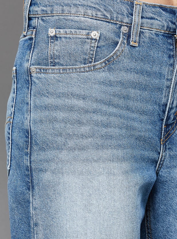 LEVI'S Washed Wide Leg Jeans