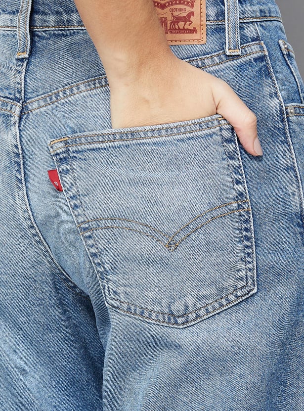 LEVI'S Washed Wide Leg Jeans