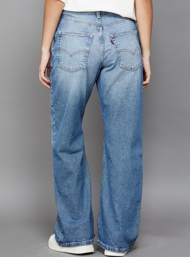 LEVI'S Washed Wide Leg Jeans