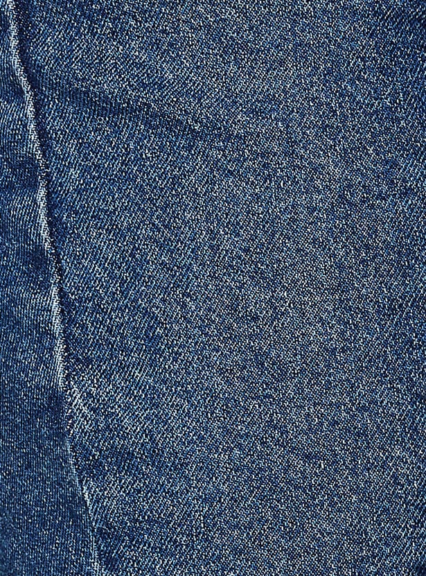 LEVI'S Solid High-Rise Flared Jeans