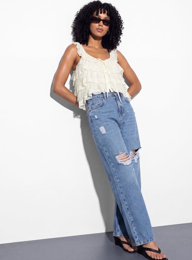GINGER Lace Crop Top