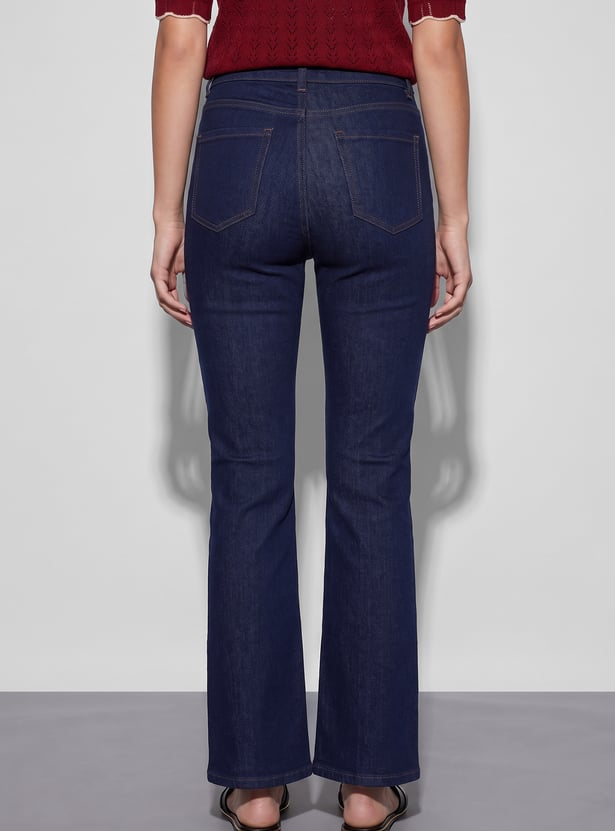 FAME FOREVER Dark Wash Bootcut Jeans