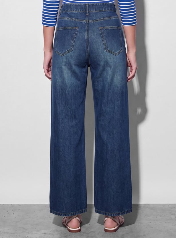 FAME FOREVER Solid Relaxed Fit Jeans
