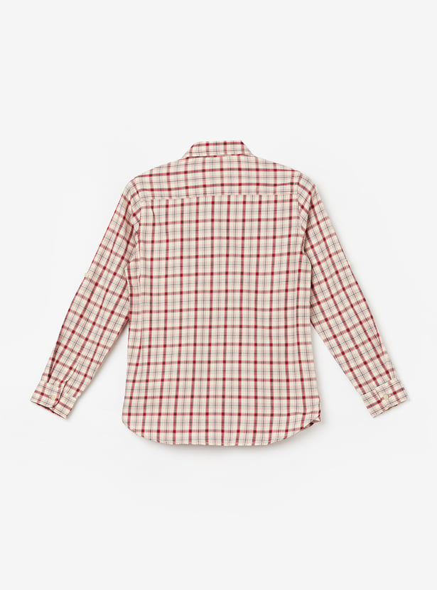 US POLO ASSN KIDS Boys Checked Shirts