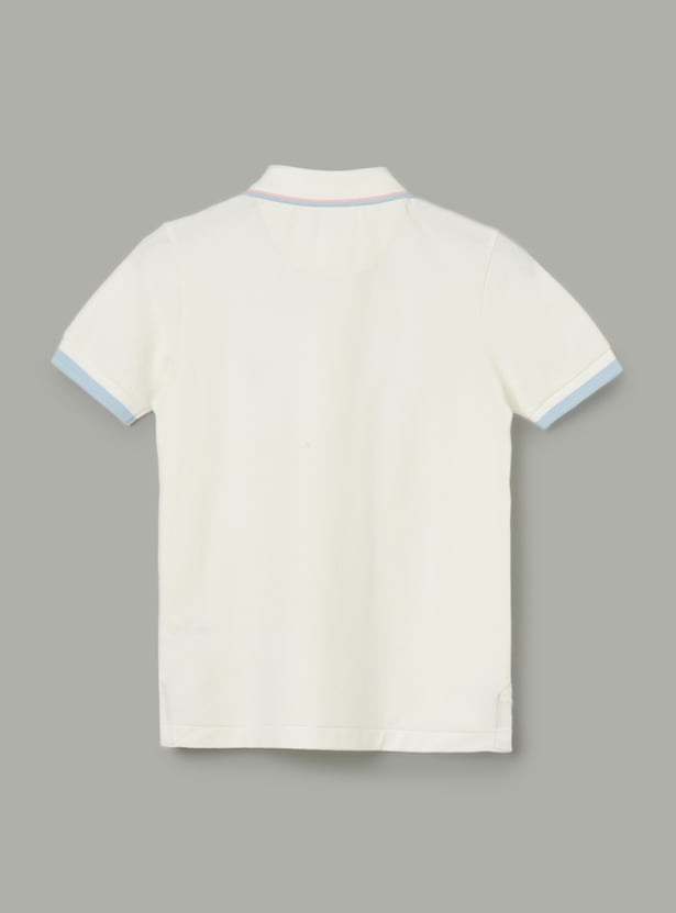 US POLO ASSN KIDS Boys Solid Polo T-shirt