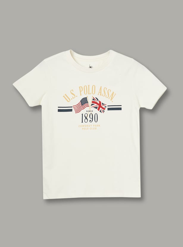 US POLO ASSN KIDS Boys Graphic Print T-shirt
