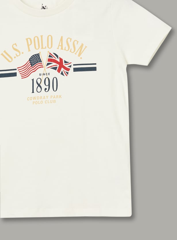 US POLO ASSN KIDS Boys Graphic Print T-shirt