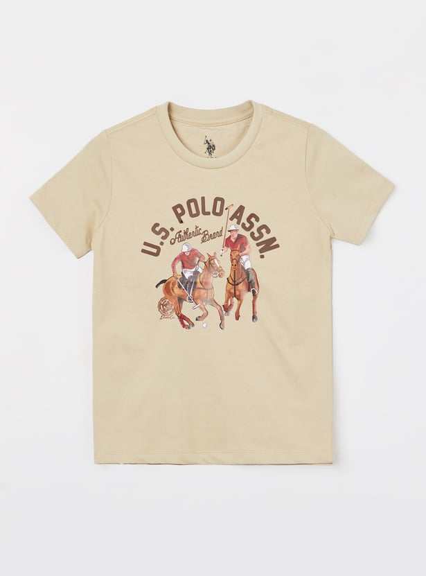 US POLO ASSN KIDS Boys Graphic Print T-shirt