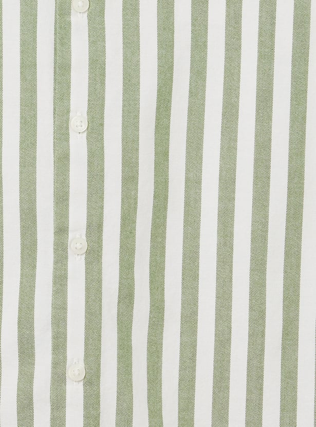 Boys Striped Full Sleeves Shirt