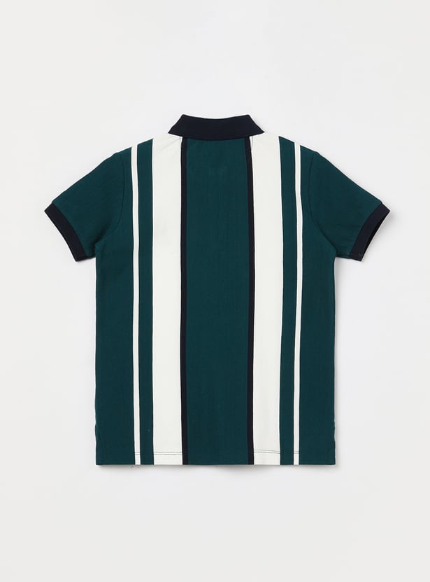 US POLO ASSN KIDS Boys Striped Polo T-shirt