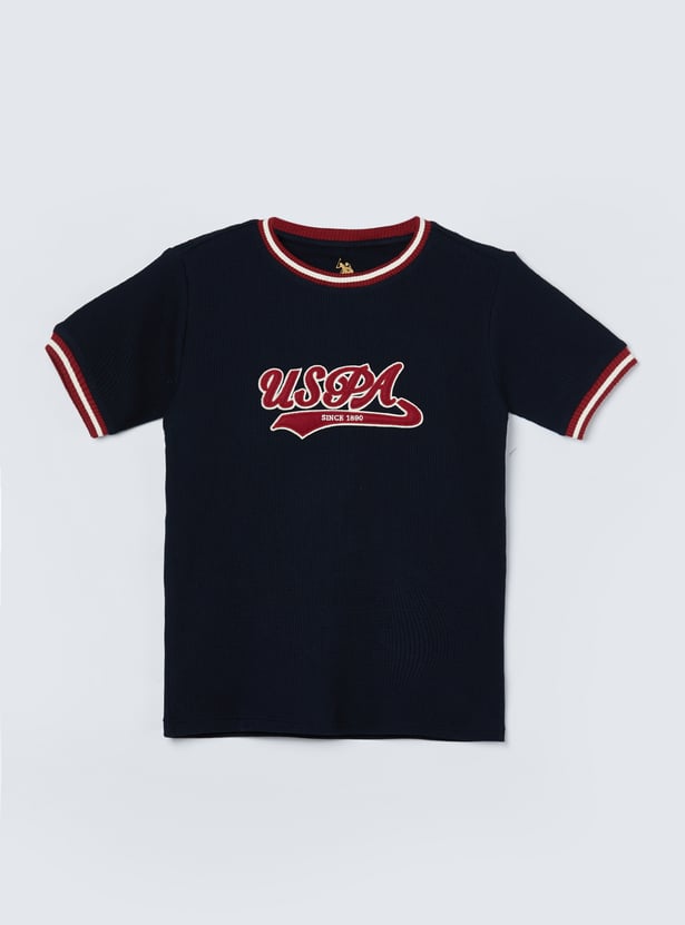 US POLO ASSN KIDS Boys Embroidered T-shirt