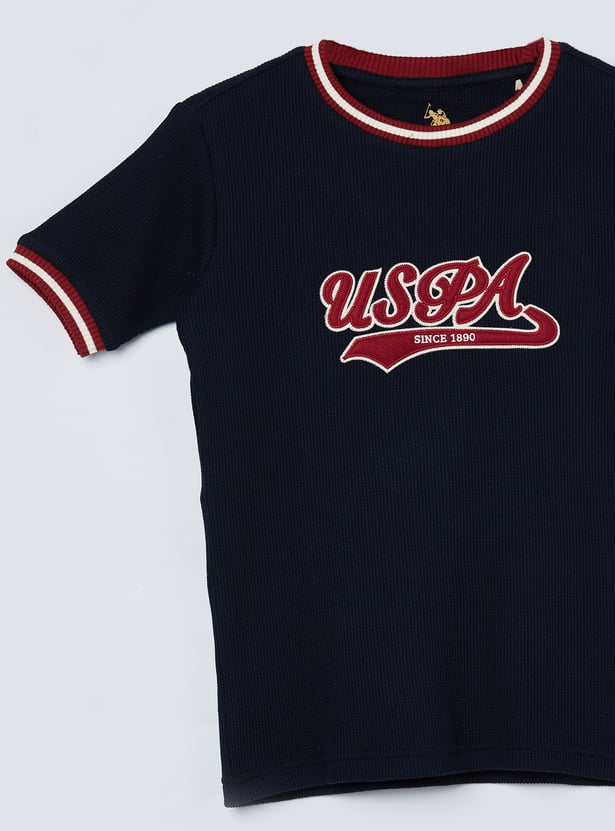 US POLO ASSN KIDS Boys Embroidered T-shirt