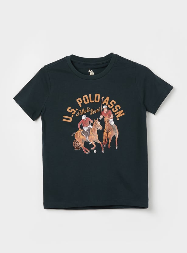 US POLO ASSN KIDS Boys Graphic Print T-shirt