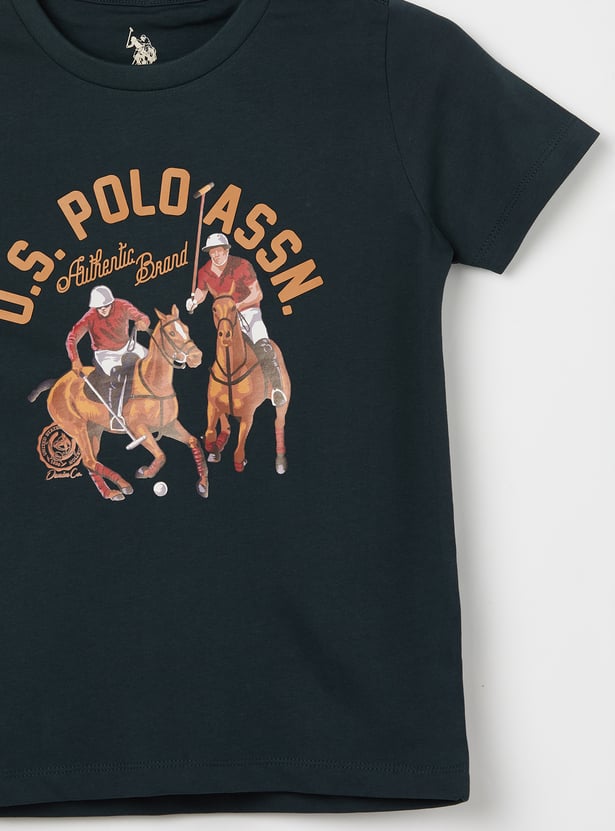 US POLO ASSN KIDS Boys Graphic Print T-shirt
