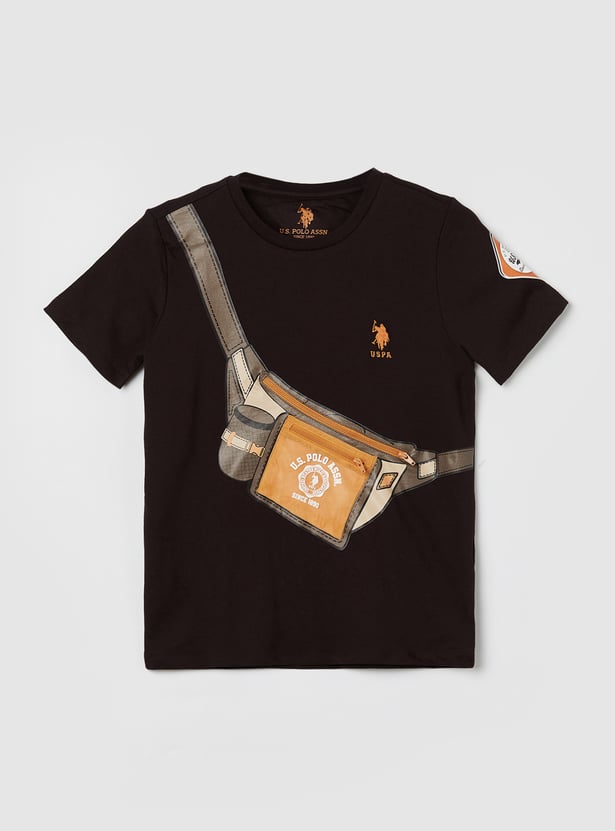 US POLO ASSN KIDS Boys Graphic Print T-shirt