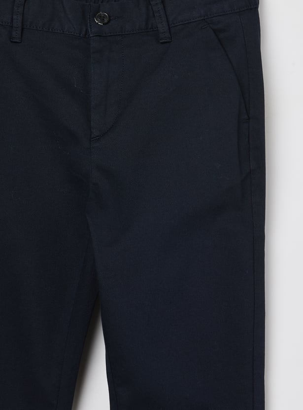 US POLO ASSN KIDS Boys Solid Trousers