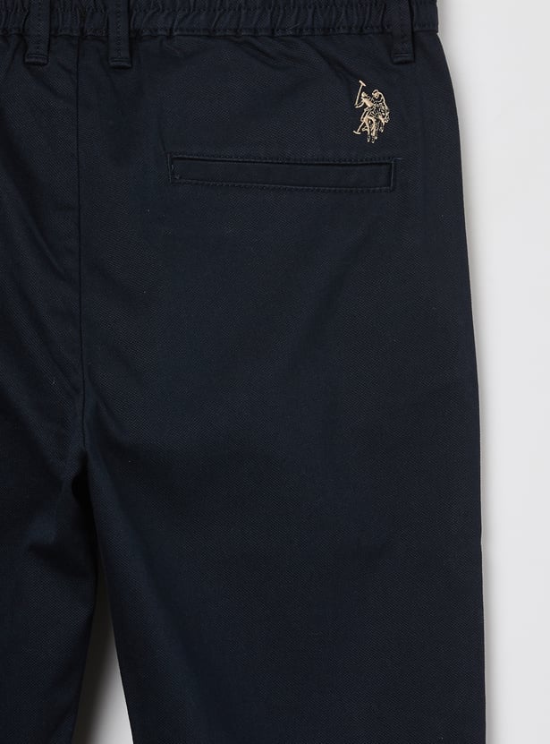 US POLO ASSN KIDS Boys Solid Trousers