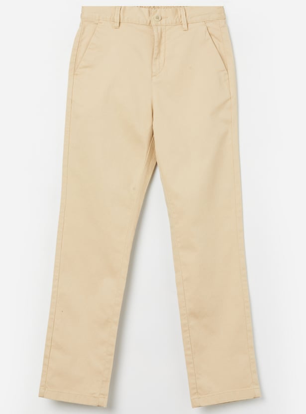 US POLO ASSN KIDS Boys Solid Trousers