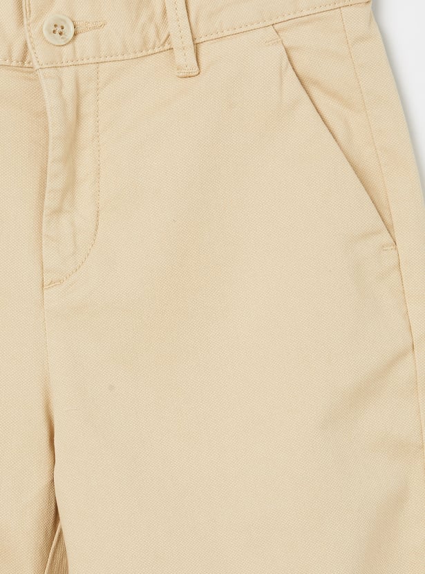 US POLO ASSN KIDS Boys Solid Trousers