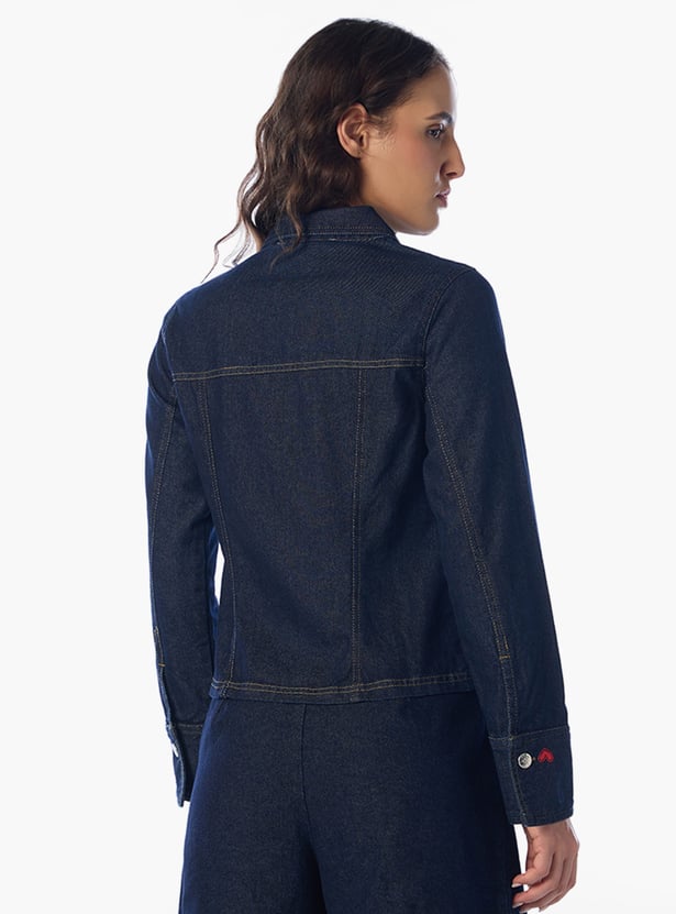 ONLY Solid Denim Jacket