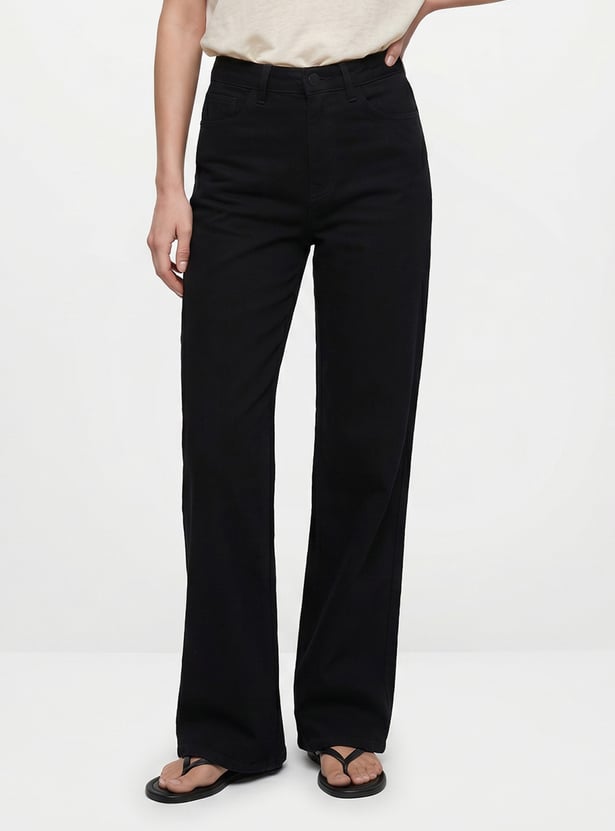 ONLY High-Rise Wide Leg Jeans