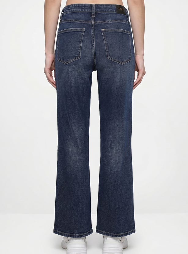 ONLY Distressed Straight Fit Jeans