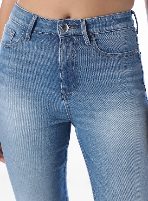 ONLY Washed Flared Jeans