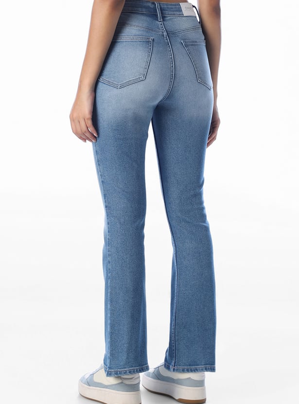 ONLY Washed Flared Jeans