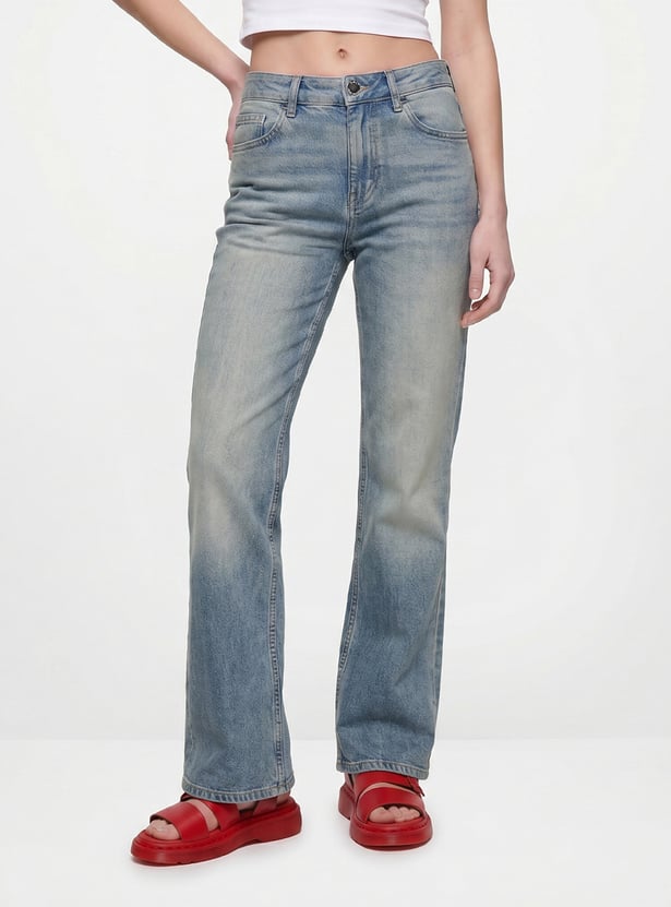 ONLY Washed Straight Fit Jeans