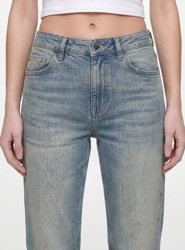 ONLY Washed Straight Fit Jeans
