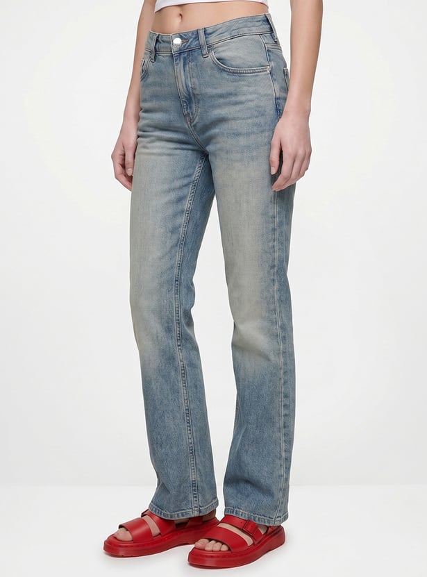 ONLY Washed Straight Fit Jeans