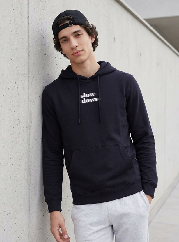 FAME FOREVER Typographic Print Hoodie