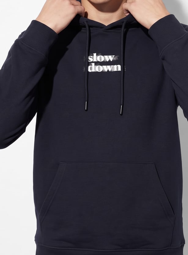 FAME FOREVER Typographic Print Hoodie