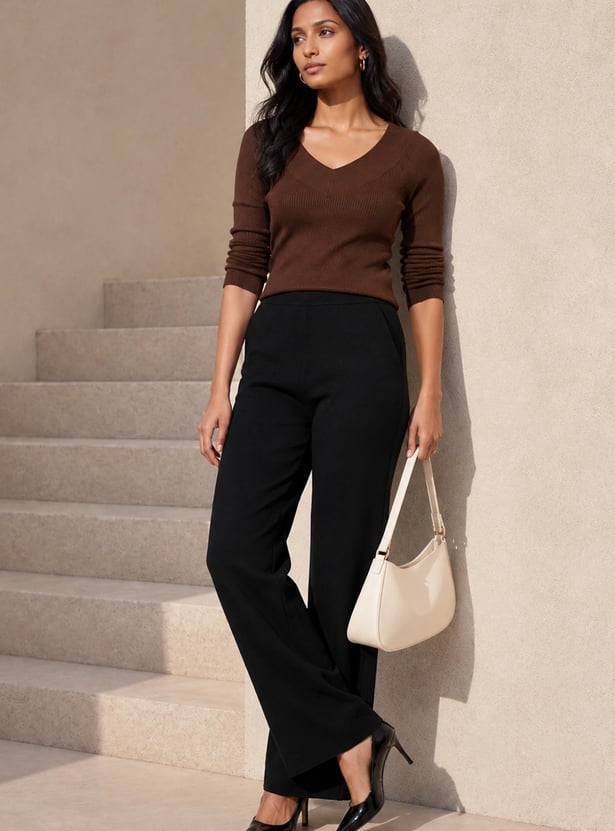 CODE Knit Comfort Fit Trousers