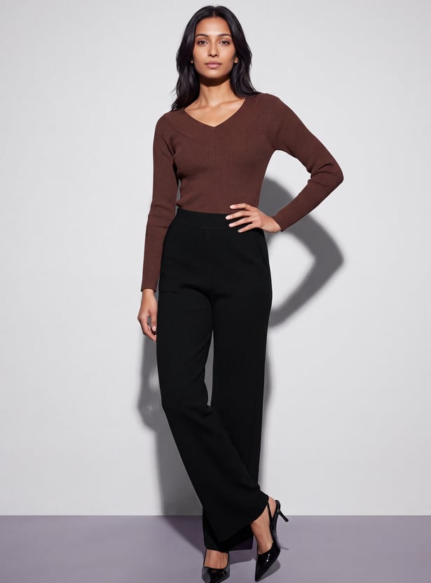 CODE Knit Comfort Fit Trousers