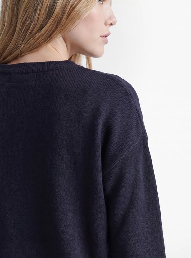 ONLY Typographic Print Sweater