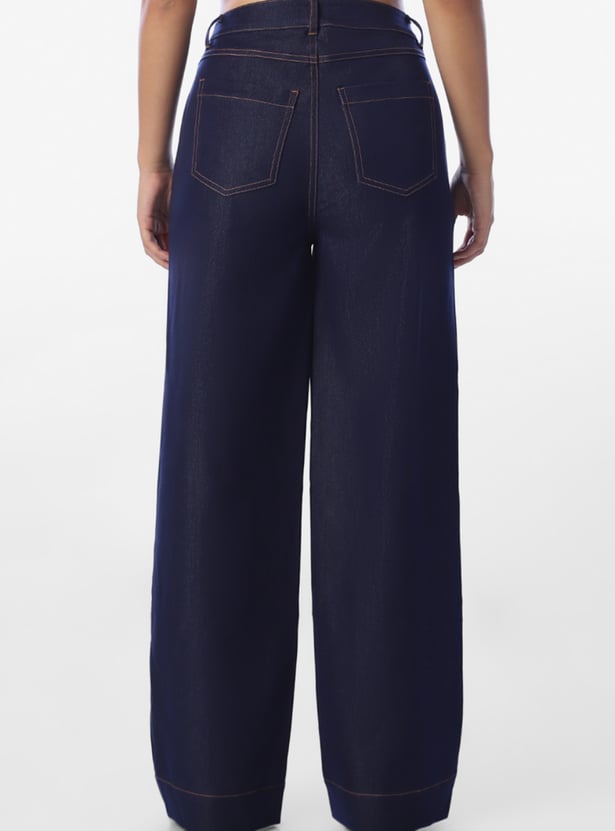 ONLY Pintuck Straight Fit Jeans