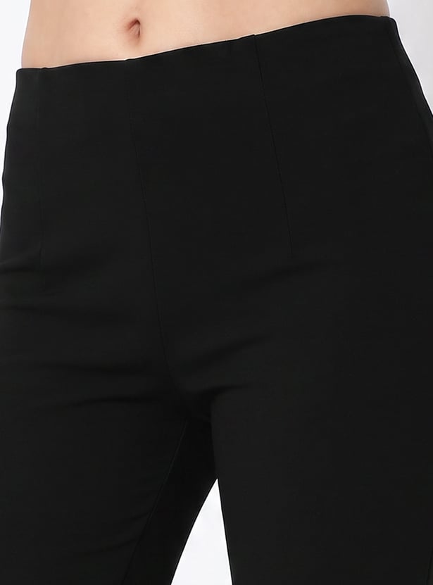 KRAUS Solid Bootcut Trousers