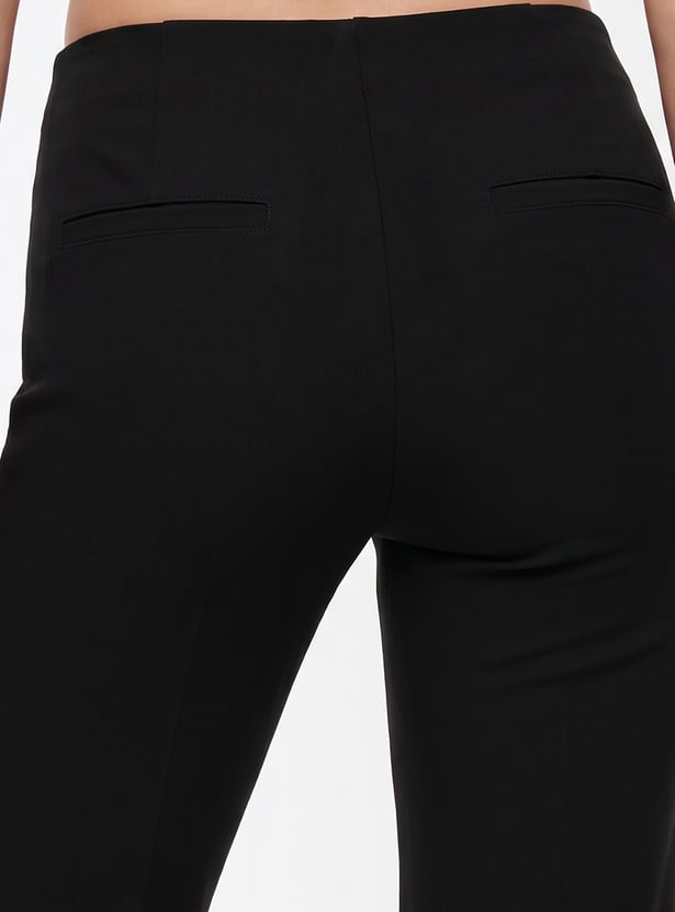 KRAUS Solid Bootcut Trousers
