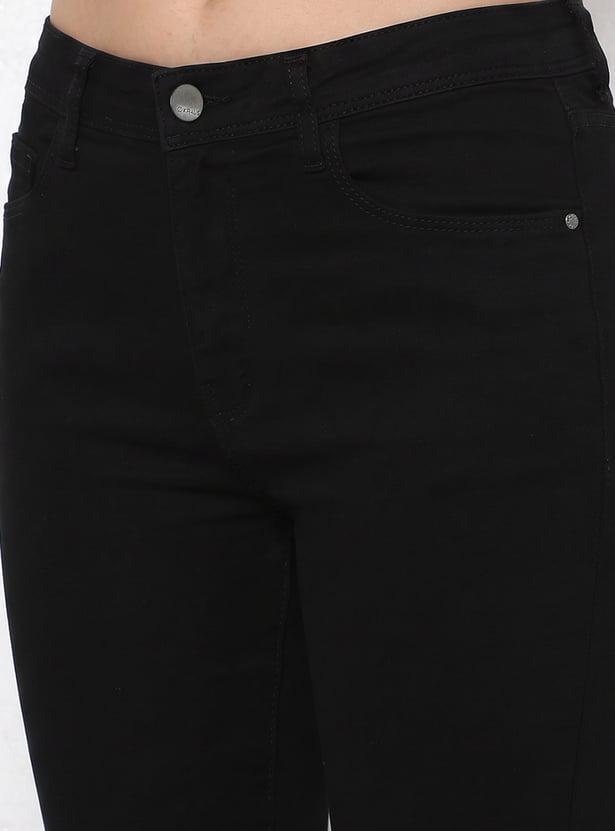 KRAUS Solid Skinny Fit Jeans