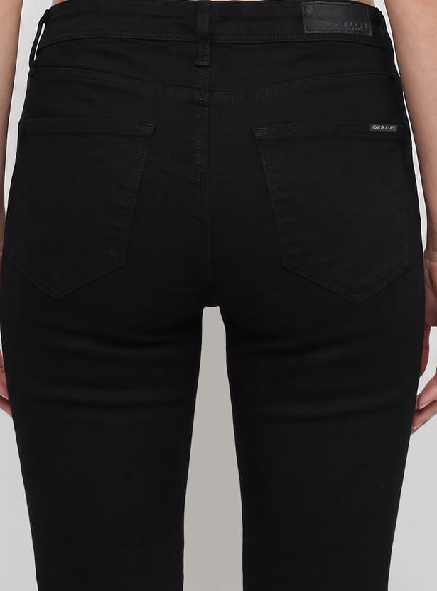 KRAUS Solid Skinny Fit Jeans